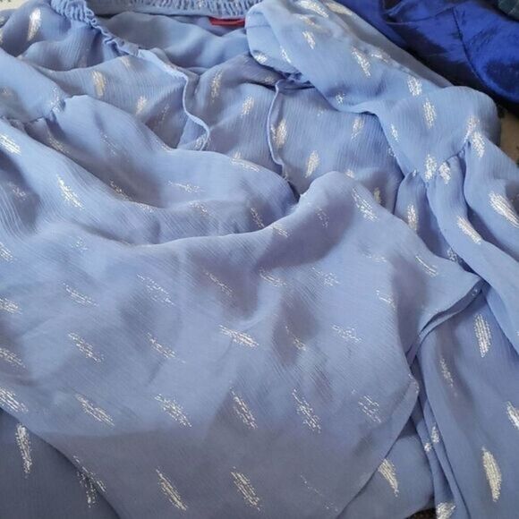 Jennifer lopez metallic BoHo‎ style Blouse - Picture 5 of 5